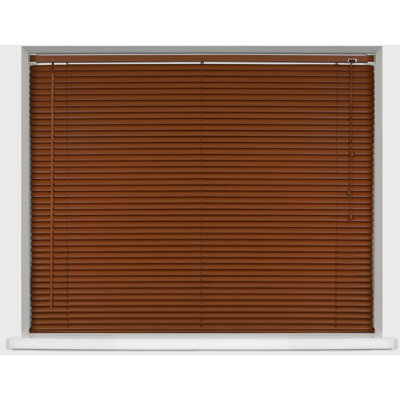 PVC Venetian Window Blind – Durable, Moisture-Resistant, Easy-Fit, Wood-Effect Finish (Teak/Natural/Walnut)
