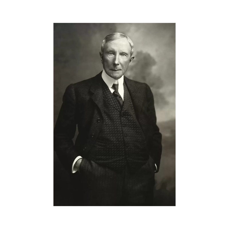 John D. Rockefeller Snr by American Photographer - Wrapped Canvas Print, 30.48cm H x 20.32cm W x 1.905cm D