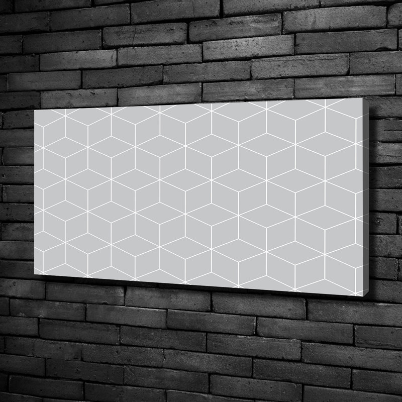 Geometric Background - Wrapped Canvas Print