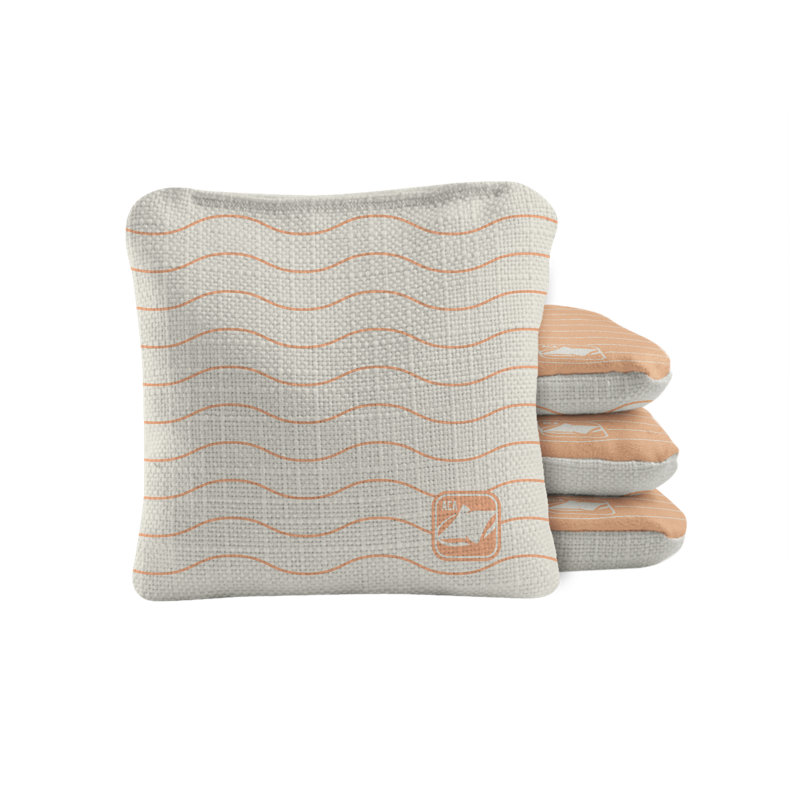 Sacs crème Cornhole Synergy Pro, Pêche