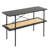 Console Table with Open Rattan Shelf Storage