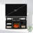 Alecxa No Heat Decorative Electric Fireplace TV Stand, Entertainment Center for TV up to 55 Inch with Open Shelving Storage, Americano/Black