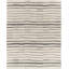 Tapis rayé en laine touffeté à la main beige / gris anthracite Rune-1324670432