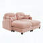 Canapé modulaire Cloud - Tissu en chenille avec coussins décoratifs, rose