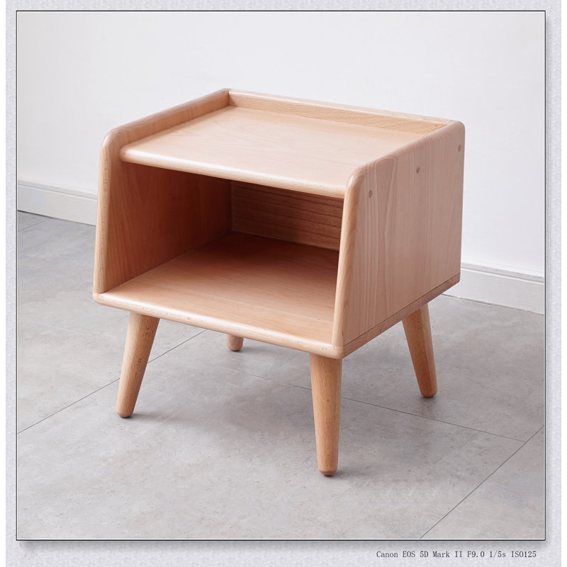 Armoire de chevet en bois massif Pure