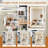 Modern Vanity Desk with LED Lighting, Power Outlet, and Storage-83811631