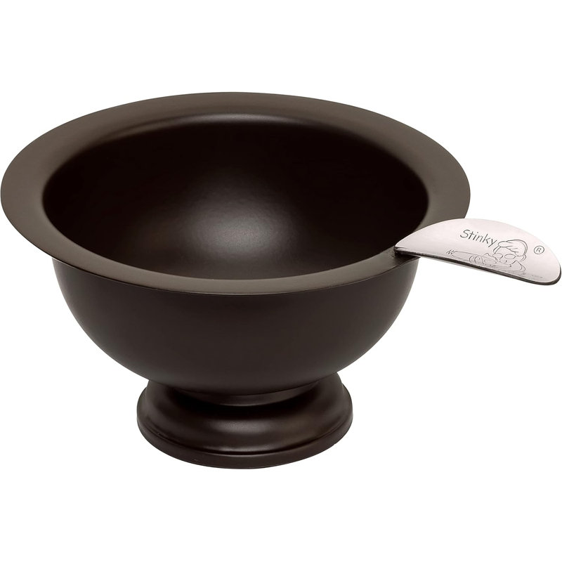 Stinky Cigar Personal Size Ashtray, 6" H x 7" W, Brown