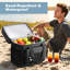 40L Large Foldable Insulated Cool Box, Waterproof Double Layer Thermal Cool Bag, Portable Leakproof Cooler Bag for Picnics, Camping & Beach Trips-305083614