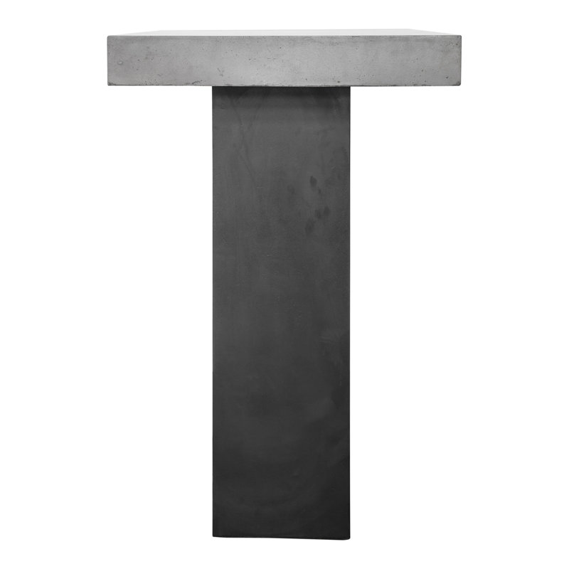 Tori Rectangular Concrete Outdoor Bar Table