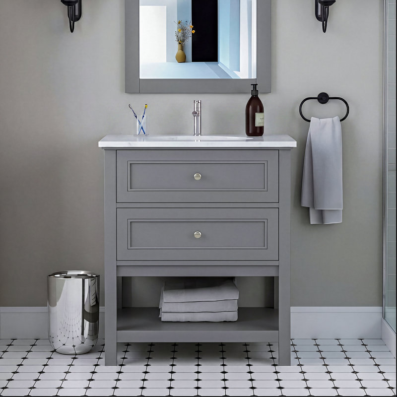 Ensemble de meuble-lavabo simple 30 po Fassett