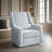 Cutlor Luxury Power Motion Recliner  Swivel Glider, Upholstered Reclining Sofa Chair with Lumbar Support-2093321521