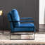 Fauteuil avec cadre en métal pour le salon, la chambre à coucher et le bureau à domicile-911154400