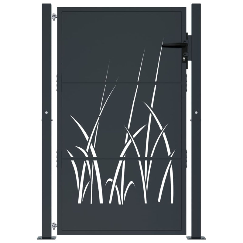 Oliphant Metal Gate, 155cm H x 105cm W x 3.9cm D, Anthracite