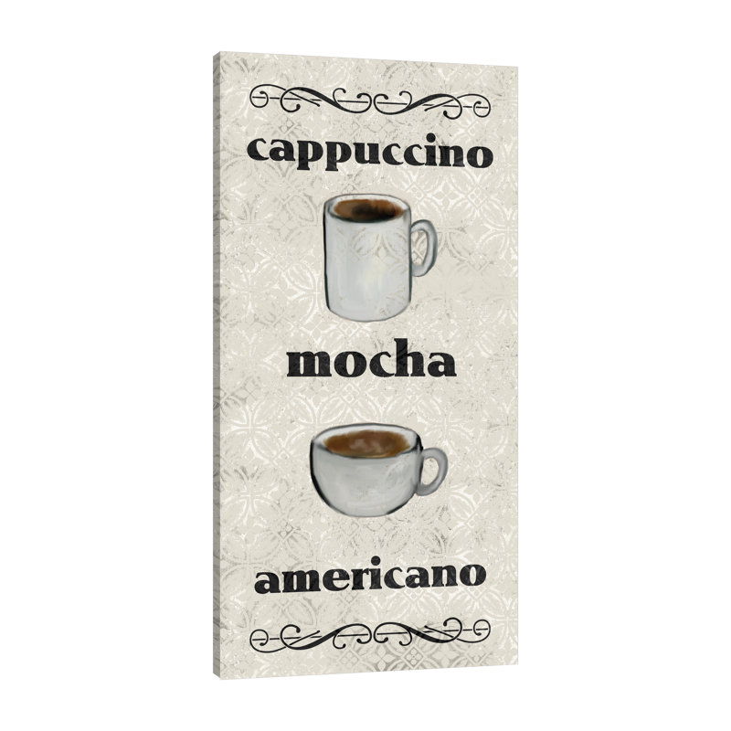 «Coffee Life 3», toile tendue par Kimberly Allen, H 60 po x l 30 po x P 1,5 po