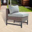 Chaise de patio avec coussins Hesse