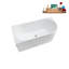 1501.1mm x 718.8mm Soaking Acrylic Bathtub-879188900