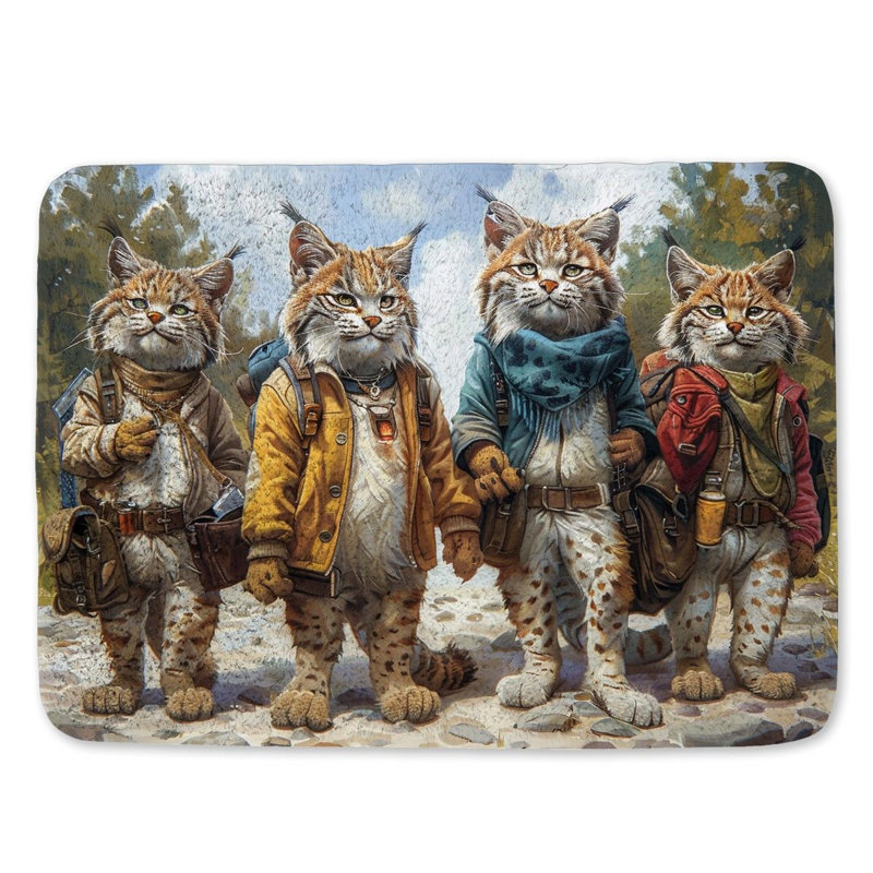 Tapis de bain en microfibre / microsuède Darquan, L 17 po x L 24 po
