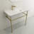 BOCCHI Fenice 17.91'' Fireclay Rectangular Bathroom Sink-90559086