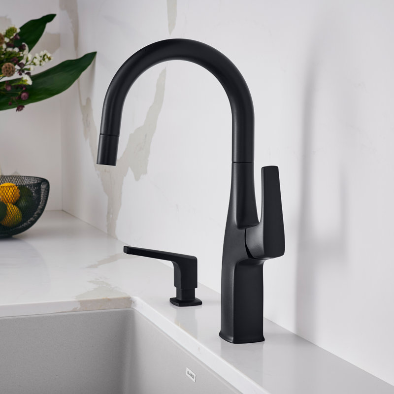 Rivana Pull-Down Bar Faucet, Matte Black