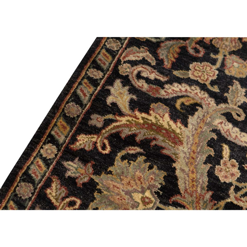 Handmade Silk and Wool Oriental Area Rug