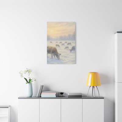 Aaroon Single Picture Frame Print on Canvas