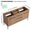 Base de meuble-lavabo double Nyrith
