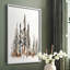 Rustic Evergreen II, reproduction encadrée - bois massif-191758856-191758862