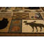 Tapis brun à imprimé animal Sayre-23261268
