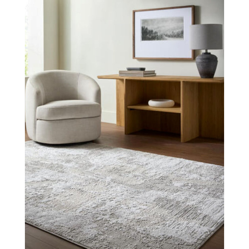 Tidus Abstract Indoor Rug, Rectangle 5'3" x 7'