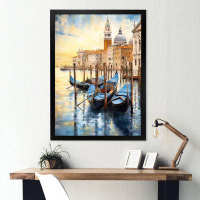 Venise, Italie, canal enchanteur sur toile