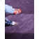 Biborka Hand Knotted Loom Wool Eco-Friendly Area Rugs - Purple Color, Plain Solid Design, High Pile Thick Handmade Anti Skid Area Rugs for Living Room, Bed Room