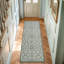 Feya Machine Woven Synthetic Damask Aera Rug in Green/White-37698424-51184567