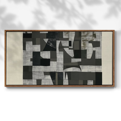 Série abstraite-DCCL XXXVII- Toile tendue avec châssis tendue, prête à être accrochée