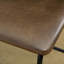 Tabourets de bar rétro en cuir de polyuréthane, ensemble de 2-1598724429