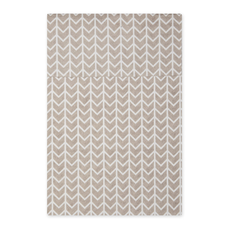 Herringbone Print Liner, Stone