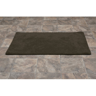 Viridian Nylon Bath Rug with Non-Slip Backing
