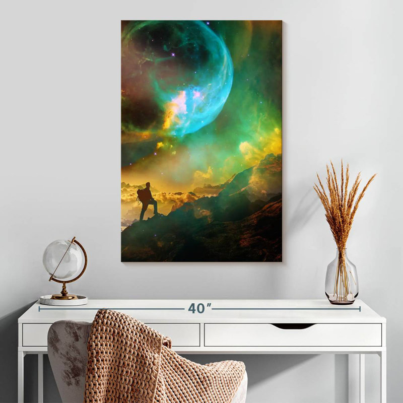 Senne Vibrant Space Hiker, 30" H x 20" W