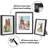Set of 3 Picture Frame - 8x10, 10x12, 11x14 Frames with Mat & Deep, High-Quality Molding