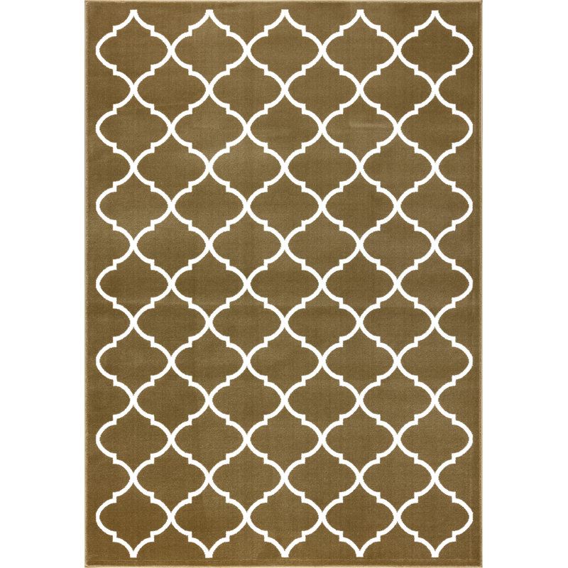 Geometric Indoor Rug, Rectangle 2' x 3'