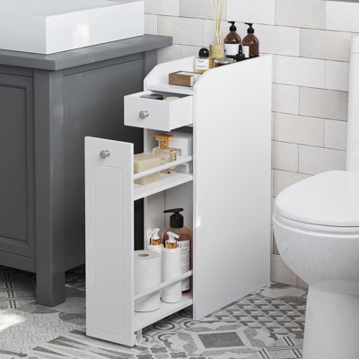 Petite armoire de rangement avec tiroirs coulissants