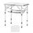 2Ft Folding Portable Camping Table Aluminum Outdoor Table Adjustable Height