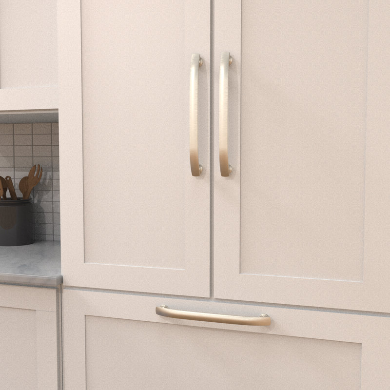 American Diner Collection Appliance Pull - 12" Center to Center Cabinet Pull Satin Nickel - Transitional, Traditional Hardware for Drawers & Cabinets 