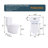 Modern Toilet With Efficient Flushing And Comfortable Bowl Design Sleek Powerful Construction-124249351