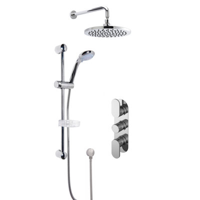 Thermostatic Shower with Dual Shower Head