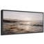«Soft Coastal Shoreline Sunrise Seascape Neutral Ocean View», très grandes photos, impression sur toile encadrée-126313498-126313496