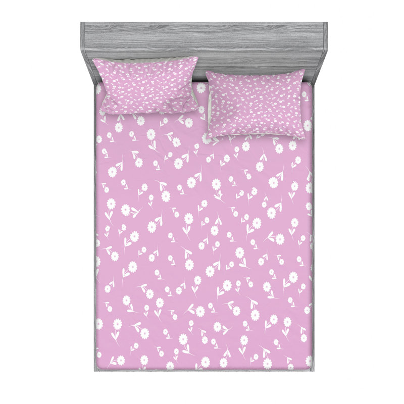 Microfiber Floral Sheet Set