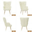 Bastoam 50Cm Wide Tufted Velvet Wingback Chair-1881237436