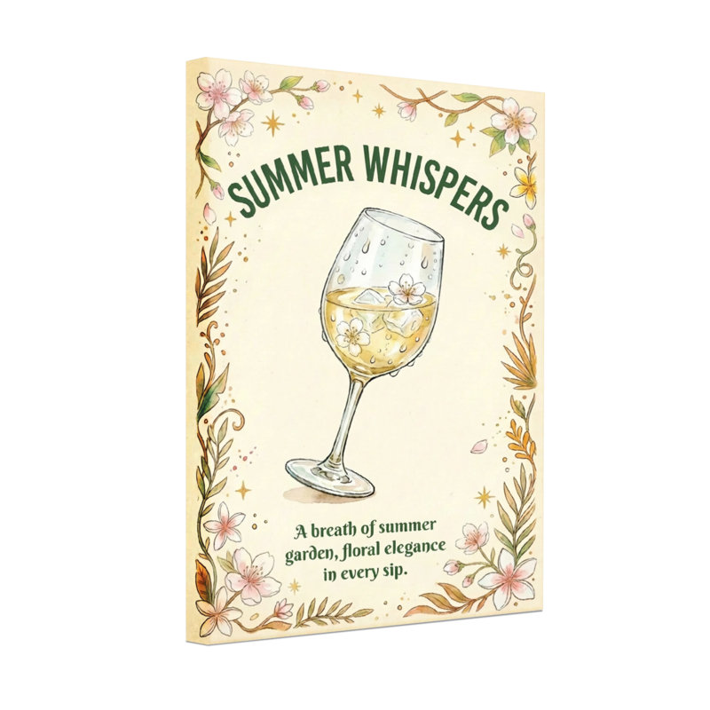 Verre à vin Fashion Summer Whispers, H 18 po x l 12 po