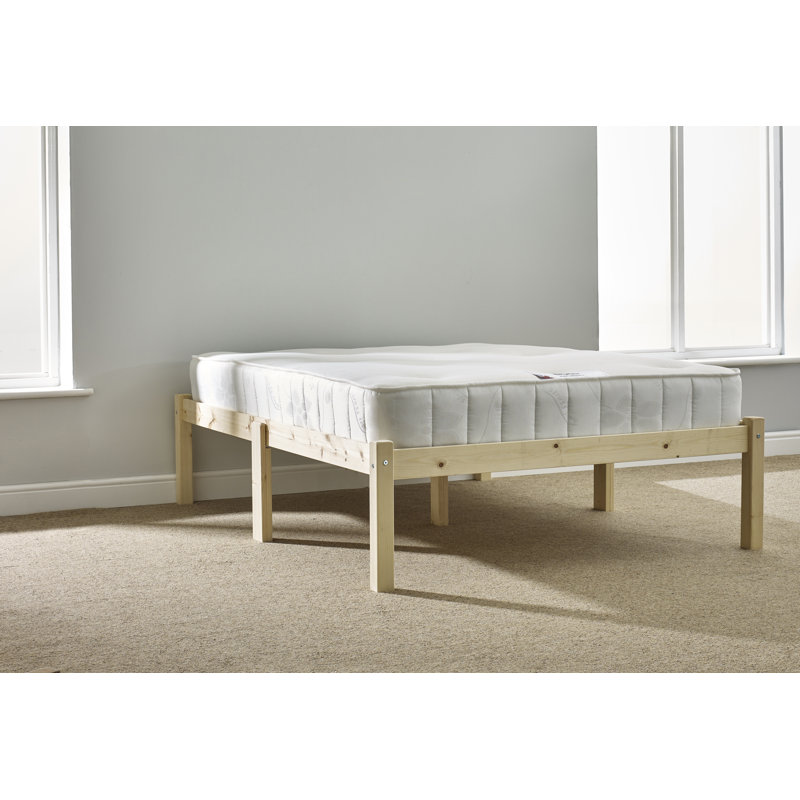Solid Wood Bed, Double (4'6)