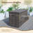 Moda Furnishings 67'' W 264 Gallons Water Resistant Metal Deck Box in Brown